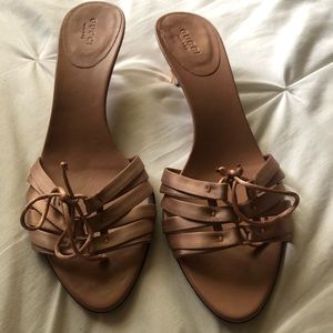 Vintage Gucci corset heels